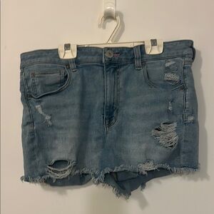 AE Pride Ne(x)t Level High-Waisted Denim Short Short